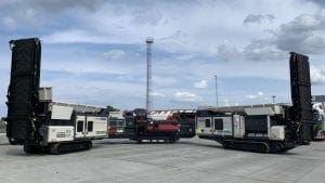 <img src="Stobarts new machinery.jpg" alt=” Stobarts’ Ecohog and Terex machinery"/>